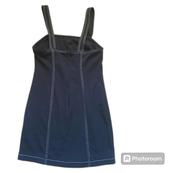 Forever 21 Mini Dress Black Size Medium No Belt - Picture 2 of 4